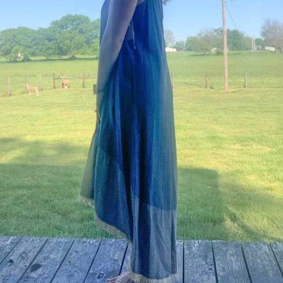 Boho Fringe Denim Dress - Picture 3 of 3